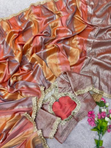 Akshara banarasi multi tissue silk saree market